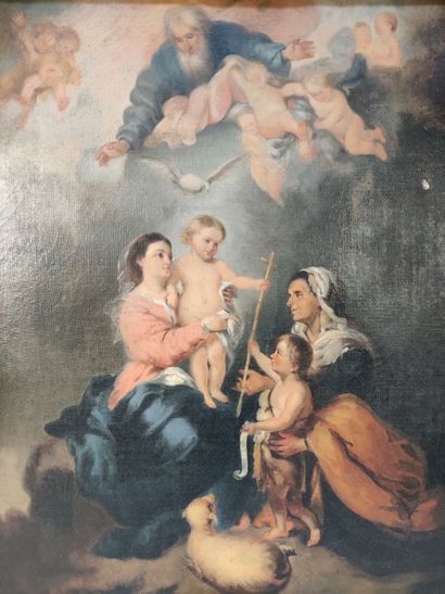 Dans le goût de MURILLO.
Vierge de Séville.
Huile...