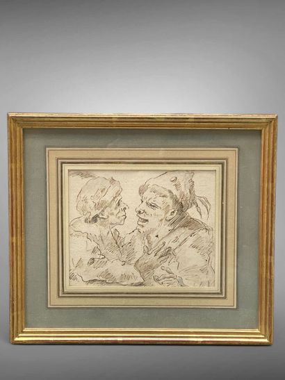 Attribué à Charles ESCHARD (1744-1820).
Étude...