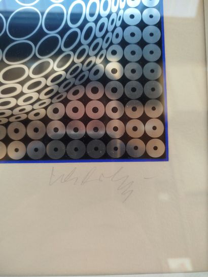 Victor VASARELY (1906-1997).
Composition...