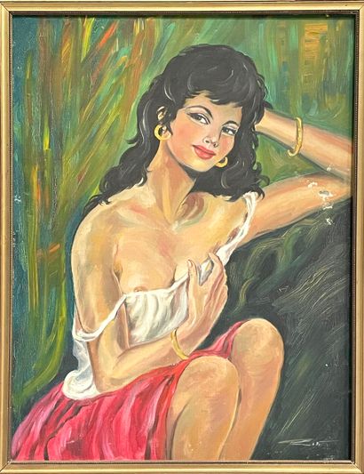 École moderne du XXe siècle.
Portrait de...