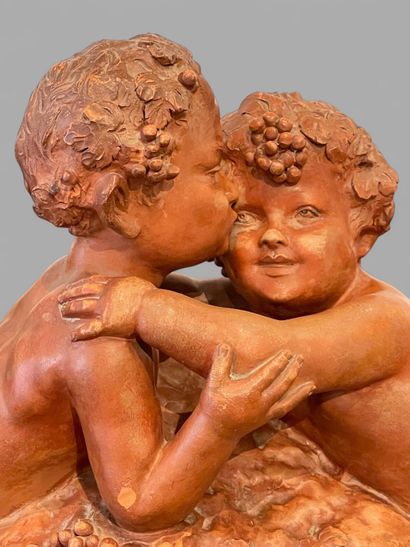 Giuseppe D'ASTE (1881-1945).
Deux Amours.
Terre...