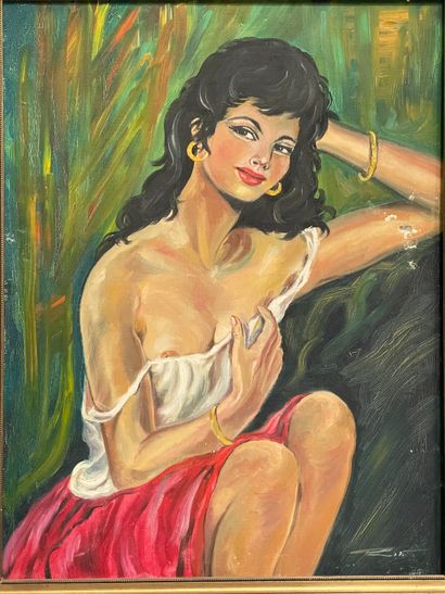 École moderne du XXe siècle.
Portrait de...