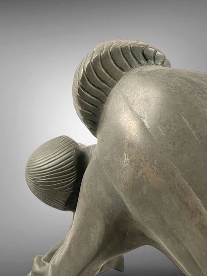 Thomas CARTIER (1879-1936).
Les danseurs.
Bronze...