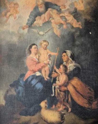 Dans le goût de MURILLO.
Vierge de Séville.
Huile...
