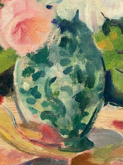 Mario MICHELETTI (1892-1975).
Vase de fleurs...