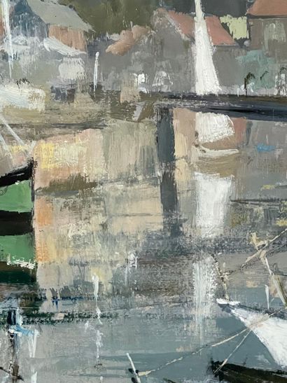 Guy DÉSERT (1923-2004).
Le Port.
Huile sur...
