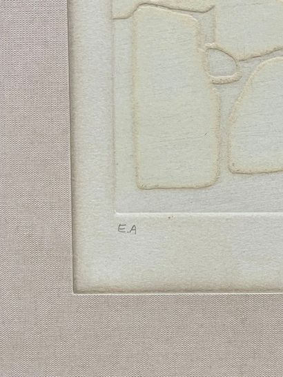 Bernard MUNCH (1921-2009)
Compositions abstraites.
Deux...