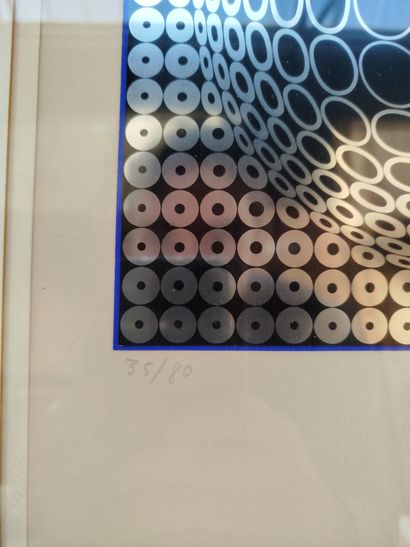 Victor VASARELY (1906-1997).
Composition...