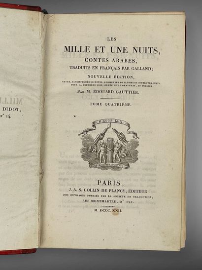 ANONYME. Les Mille et Une Nuits. Contes arabes...