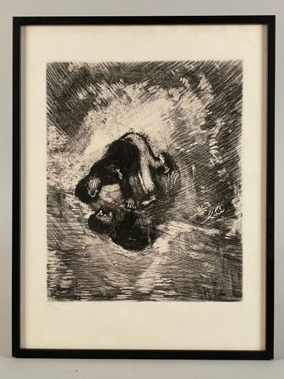 Marc CHAGALL (1887-1985)
L'âne et le lion;...