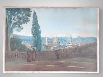 D'après Jean-Baptiste-Camille COROT (1796-1875),...