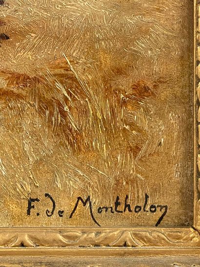 François-Richard de MONTHOLON (1859-1940).
Bergère...