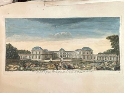 Réunion de quarante-deux gravures et vues...