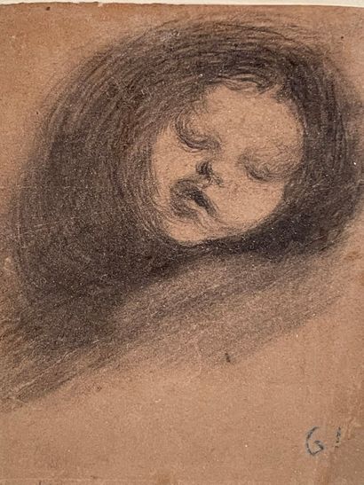 École de la fin du XIXe-début du XXe siècle.
Bébé...