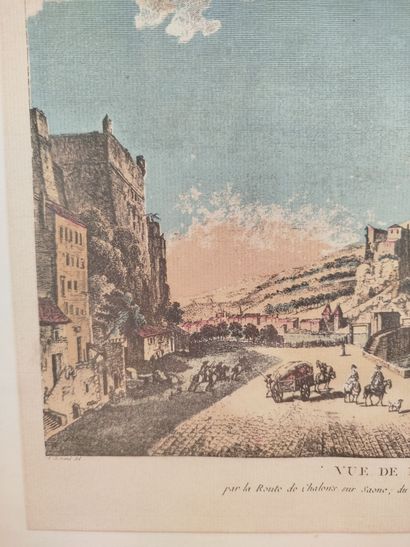 D'après Jean Baptiste LALLEMAND
Vue de l'entrée...