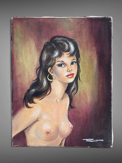 École moderne du XXe siècle.
Portrait de...