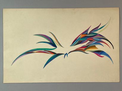 Réunion de six gravures et lithographies...