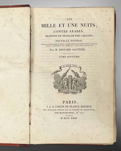ANONYME. Les Mille et Une Nuits. Contes arabes...