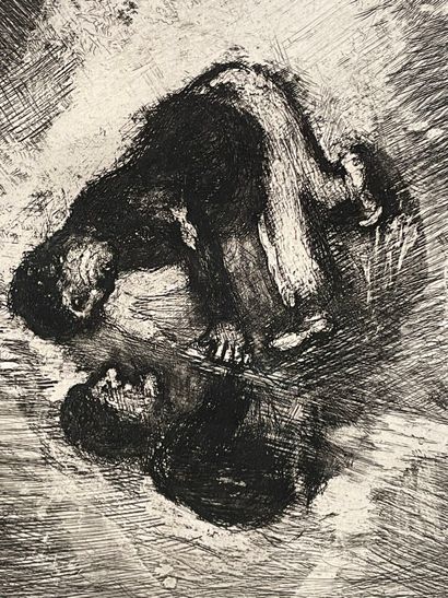 Marc CHAGALL (1887-1985)
L'âne et le lion;...