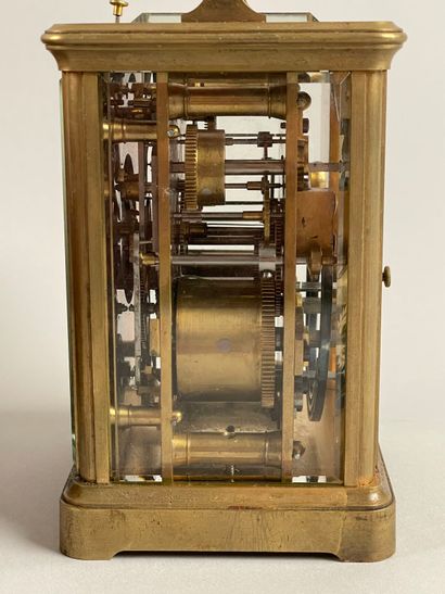 BREGUET.
Petite pendulette d'officier en...