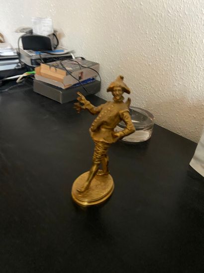 D'après Pierre GRANET (1843-1910).
Polichinelle.
Bronze...