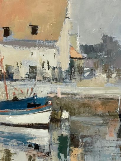 Guy DÉSERT (1923-2004).
Le Port.
Huile sur...