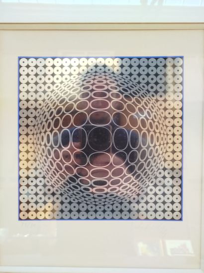 Victor VASARELY (1906-1997).
Composition...