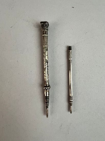Lot en argent et argent fourré (925 et 800...