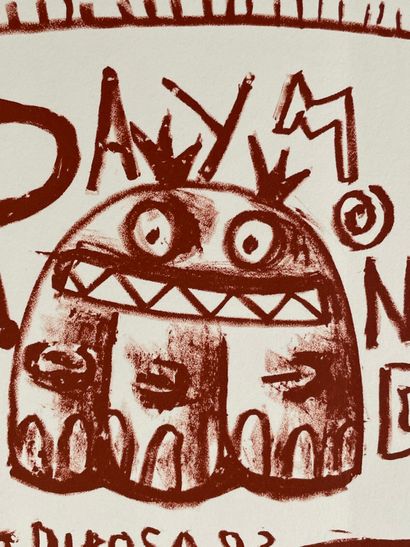Hervé DI ROSA (né en 1959).
Raymond.
Lithographie,...