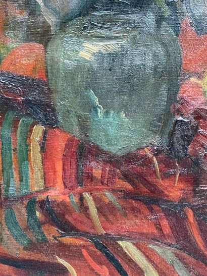 M. LELORRAIN.
Nature morte aux fruits.
Huile...