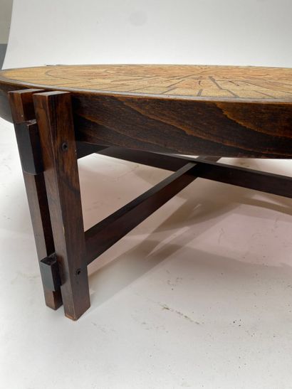 Roger CAPRON (1922-2006).
Table basse « Pomone...