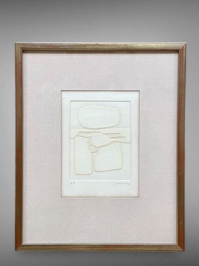 Bernard MUNCH (1921-2009)
Compositions abstraites.
Deux...
