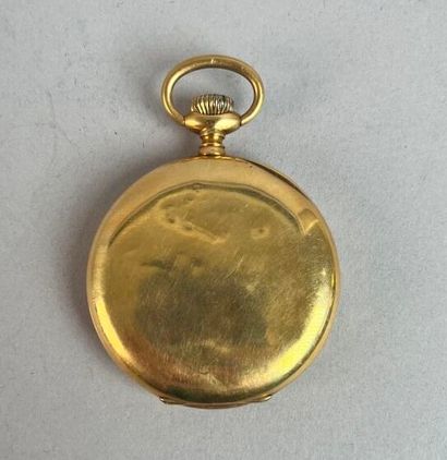 Montre de gousset en or 18k (750 millièmes),...