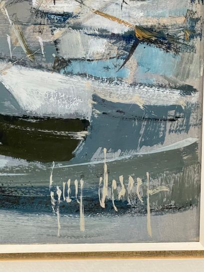 Guy DÉSERT (1923-2004).
Le Port.
Huile sur...
