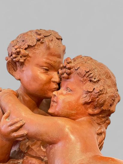 Giuseppe D'ASTE (1881-1945).
Deux Amours.
Terre...