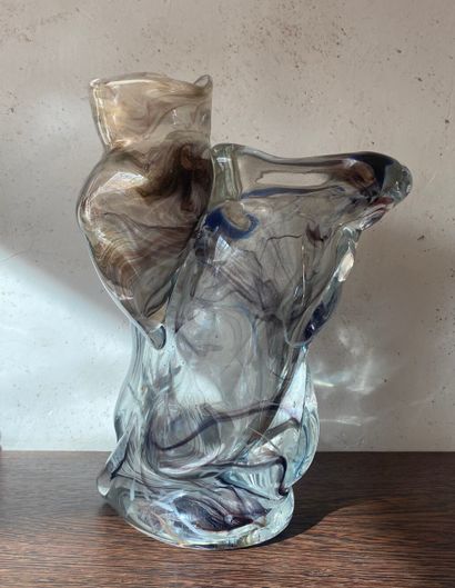 Attribué à Aristide NAJEAN.
Grand vase en...