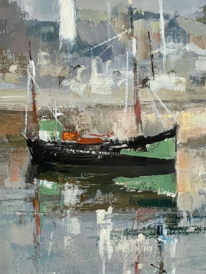 Guy DÉSERT (1923-2004).
Le Port.
Huile sur...