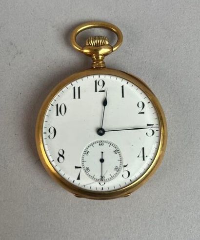 Montre de gousset en or 18k (750 millièmes),...