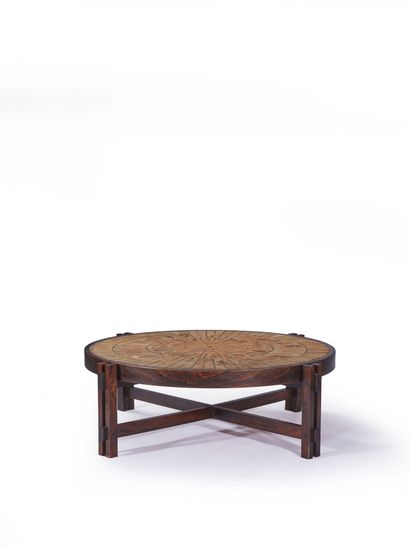 Roger CAPRON (1922-2006).
Table basse « Pomone...
