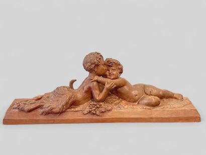 Giuseppe D'ASTE (1881-1945).
Deux Amours.
Terre...