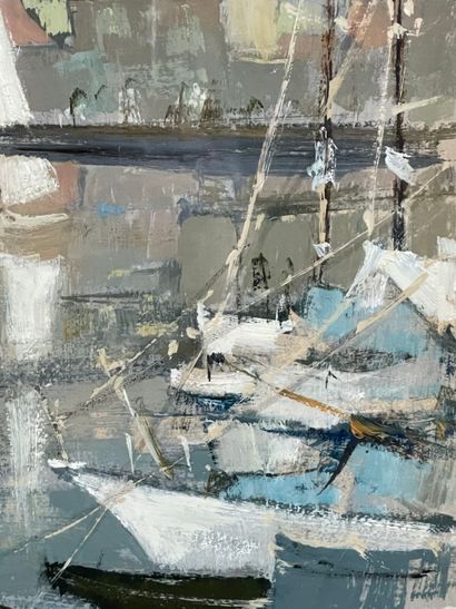 Guy DÉSERT (1923-2004).
Le Port.
Huile sur...