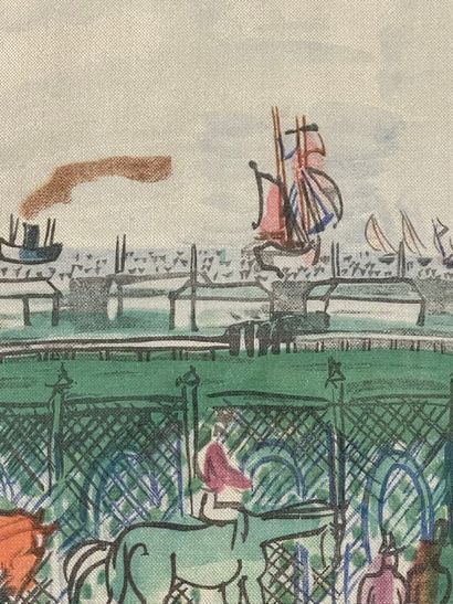 Dans le goût de Raoul DUFY.
Champ de course.
Impression...