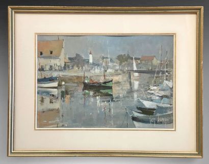 Guy DÉSERT (1923-2004).
Le Port.
Huile sur...