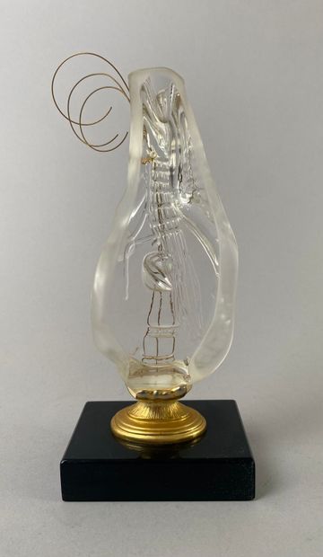 SALVADOR DALI POUR DAUM EDITEUR.
La Guitare.
Sculpture...