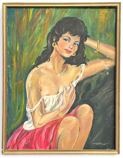 École moderne du XXe siècle.
Portrait de...
