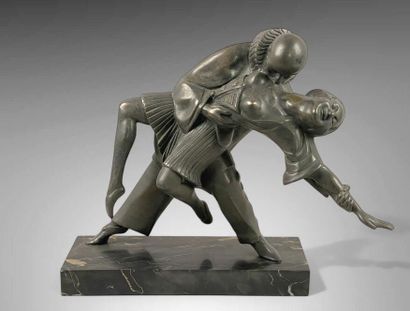 Thomas CARTIER (1879-1936).
Les danseurs.
Bronze...