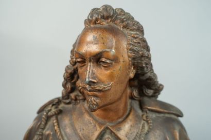 École du XIXe siècle.
Buste de Murillo.
Bronze.
(Oxydations.)
Haut....