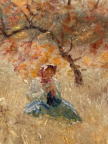 François-Richard de MONTHOLON (1859-1940).
Bergère...