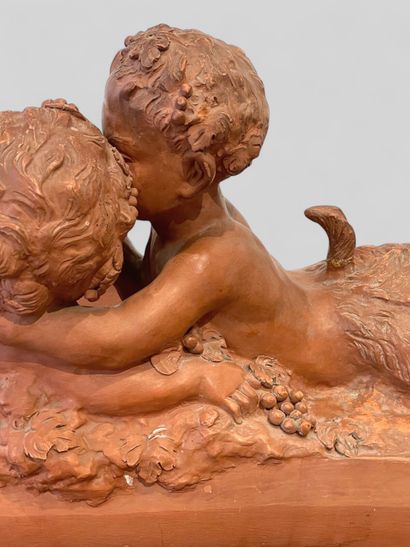 Giuseppe D'ASTE (1881-1945).
Deux Amours.
Terre...
