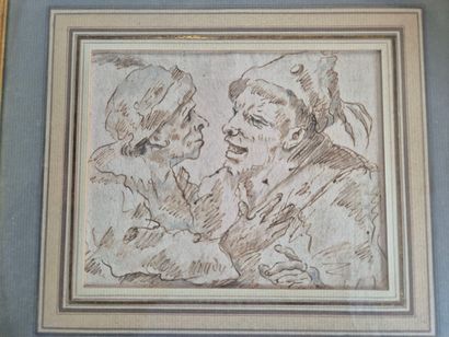 Attribué à Charles ESCHARD (1744-1820).
Étude...